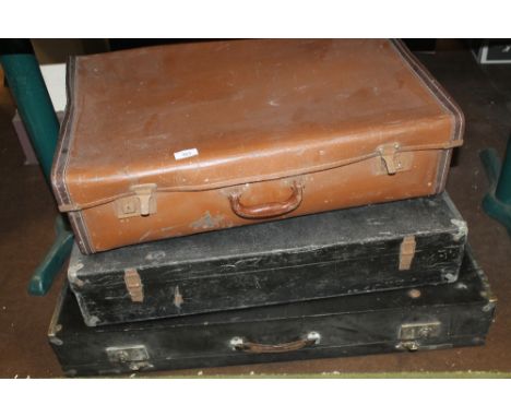 THREE ASSORTED VINTAGE CASES 