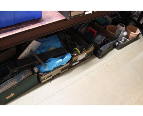 Six boxes of tools