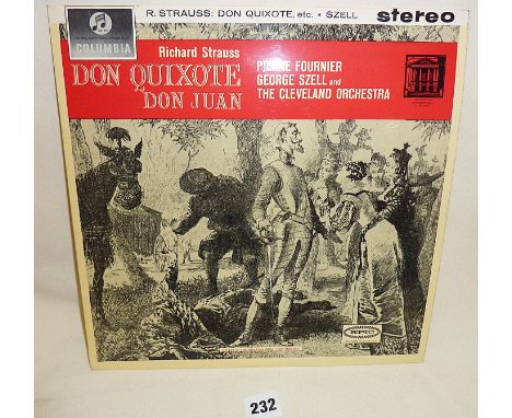Classical LP Pierre Fournier/George Szell, Don Quixote by Strauss, first pressing, SAX2495