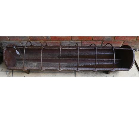 Cast iron pig trough 
