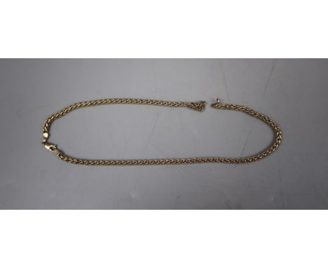 9ct gold chain A/F - Approx weight: 14.5g 