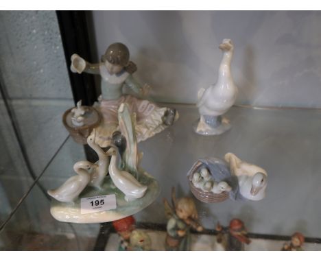 Collection of Nao figurines 