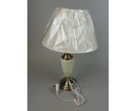 Table lamp with shade as new 