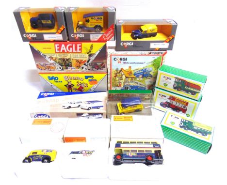 ASSORTED CORGI CLASSICS DIECAST MODEL VEHICLES  including gift sets and Collector's Club issues, each mint or near mint and b