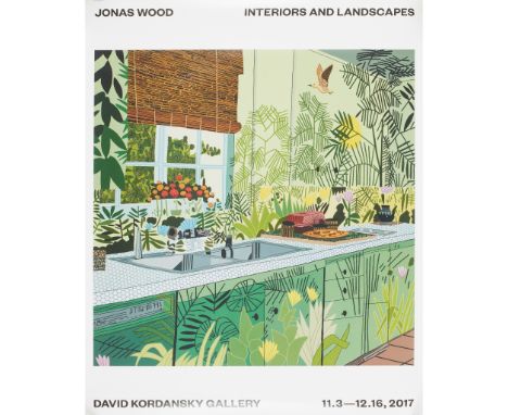 JONAS WOOD (AMERICAN B.1977) JUNGLE KITCHEN - 2017 Off-set lithograph, from the edition of unknown size, published for the 'I