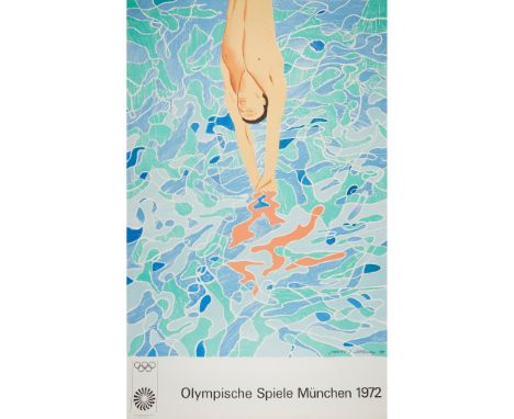 § DAVID HOCKNEY O.M., C.H., R.A. (BRITISH B.1937) OLYMPISCHE SPIELE MUNCHEN, 1972 (BAGGOTT 34) Lithograph, printed by Matthie