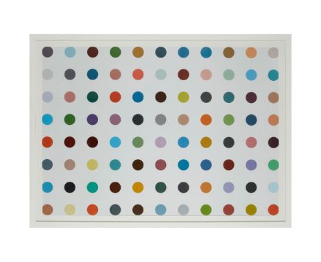 § DAMIEN HIRST (BRITISH B.1965) POSTCARD FROM . . . DAMIEN HIRST: NUCLEOHISTONE - 2012 Off-set lithograph, from the edition o
