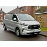 2024 73 FORD TRANSIT CUSTOM 300LIMITD EBLUE PANEL VAN - 15K MILES - NEW SHAPE - PARKING SENSORS