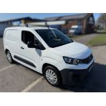 2020 20 PEUGEOT PARTNER PROFESSIONAL L1 BHDI PANEL VAN - 77K MILES - EURO 6 - 3 SEATS