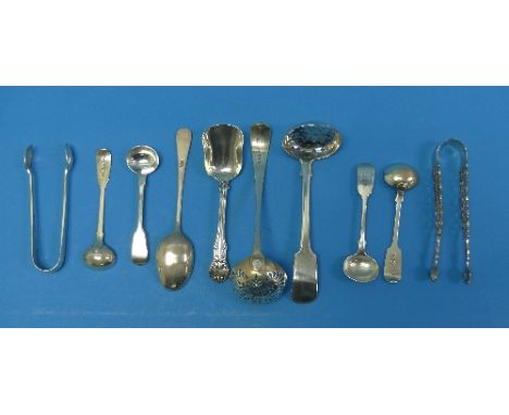 A William IV silver long handled Caddy Spoon, by Samuel Hayne &amp; Dudley Cater, hallmarked London, 1837, 5¼in (23.3cm) long