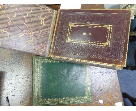 The von Mohl Collection: Mary Clarke Mohl (1793-1883), by direct descent, Mary Clarke's personal tooled leather bound sketch/