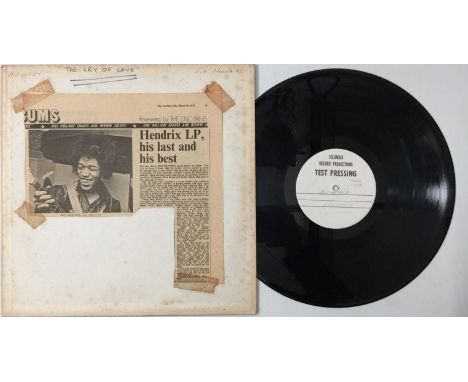 JIMI HENDRIX - THE CRY OF LOVE LP (US TEST PRESSING - REPRISE - MS 2034). A wonderful US pressed LP test pressing of the post
