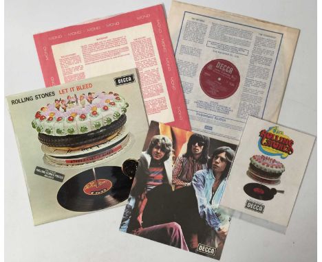 THE ROLLING STONES - LET IT BLEED LP (COMPLETE ORIGINAL UK MONO COPY - LK 5025). Wicked, complete and absolutely fantastic co