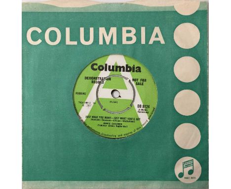 JOHN'S CHILDREN - JUST WHAT YOU WANT - JUST WHAT YOU'LL GET 7" (UK PROMO - COLUMBIA - DB 8124). A scarce, original UK 7" prom