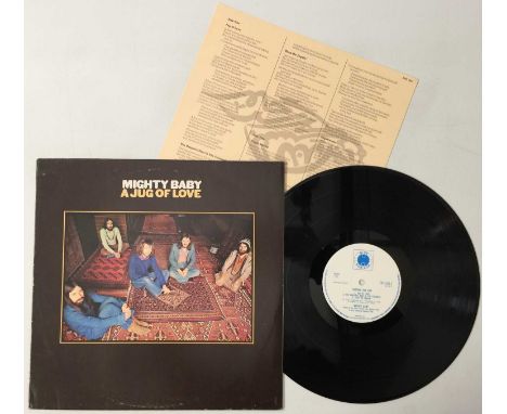 MIGHTY BABY - A JUG OF LOVE LP (UK ORIGINAL - WITH INSERT - BLUE HORIZON - 2931 001). A stunning, scarce UK original LP press