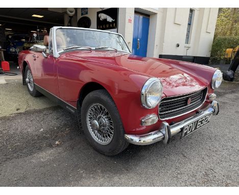 1974 MG MidgetRegistration number PDV 632MChassis number GAN5144296GEngine number12V/778F/H 11091,275 cc, wire wheelsThis Rou