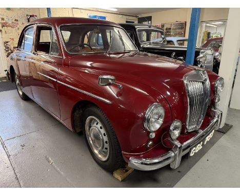 1957 MG Magnette ZB Sports SaloonRegistration number GGL 733Chassis number KAC13/2304Engine number BP15HGC/505Maroon with a m