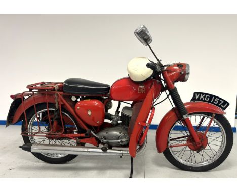 1971 BSA D175 Bantam in GPO liveryRegistration number VKG 157JFrame number 07196Engine number KC03390B175First registered to 