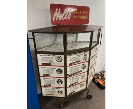 A Holts Have The Answer shop/forecourt cabinet, 110 cm high  Please see our terms and conditions in relation to collection
