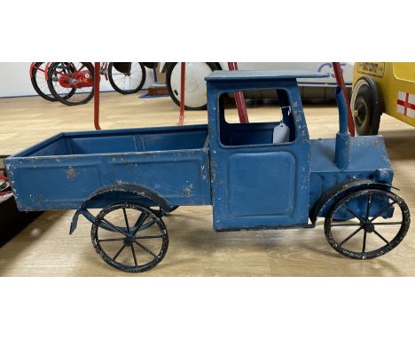 A model of a vintage pickup truck, 33 cm high  Please see our terms and conditions in relation to collection