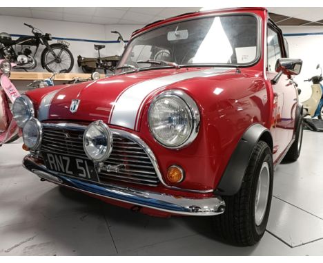 1972 Mini ShortyRegistration number RNZ 51Chassis number XAV1366668Engine number 99H387EL13445This custom built 1972 Morris M