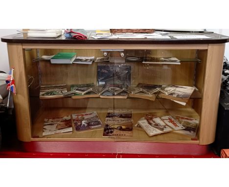 A modern shop counter/display cabinet, 150 cm wide x 66 cm deep x 82 cm high  Please see our terms and conditions in relation