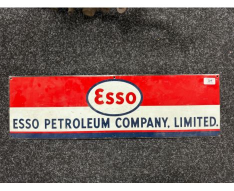 An Esso Petroleum Company Limited enamel sign, 20.5 x 68.5 cm