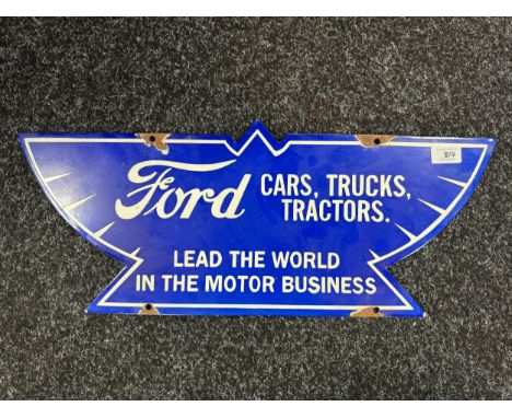 A Ford Cars, Trucks, Tractors, Lead The World in the Motor Business, 24 x 60 cm wide