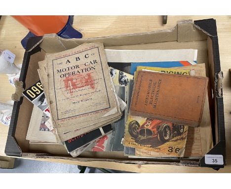 Assorted motoring ephemera, including The Modern Motor Car, Shell Succsses and others (box)  Please see our terms and conditi