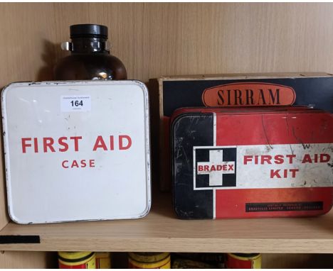 Two First Aid boxes, a Sirram Electric Car Kettle, boxed, and other items  Please see our terms and conditions in relation to