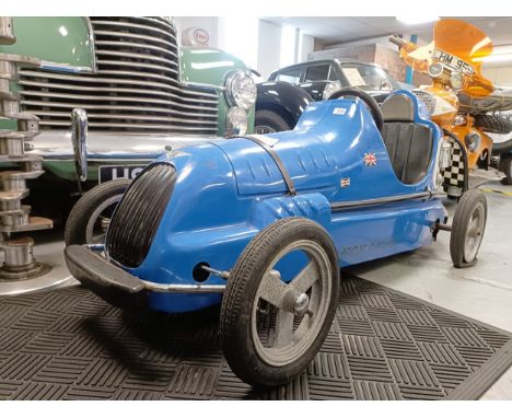 A Marcus Racing child's fibreglass racing car, based on an Austin Pathfinder  Please see our terms and conditions in relation