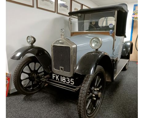 1928 Wolseley Seven Tourer  Registration number FK 1835 Chassis number 50218 Engine number 216A/2673 Only produced for two ye