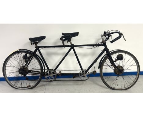 A vintage tandem bicycle  Please see our terms and conditions in relation to collection