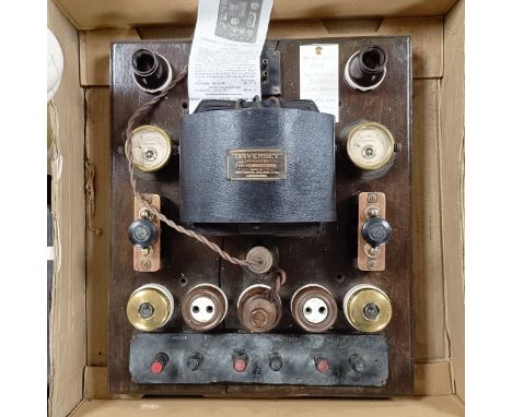 A vintage Davenset garage battery charger, 40 cm wide  Please see our terms and conditions in relation to collection