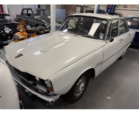 1971 Rover P6 2000 SCRegistration number CAA 297KChassis number 43604977AEngine number 40086595LWhite with a black interiorMa