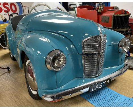 A 1971 Austin J40 pedal car, chassis number 32098, the last one to roll off the production line, restored Provenance: Purchas