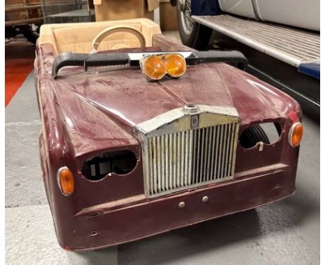 A child's Rolls-Royce Convertible pedal car, in need of restoration  Please see our terms and conditions in relation to colle