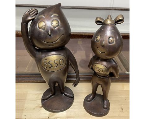 A pair of Esso figures, Mr and Mrs Drip, Mr Drip 32 cm high  Please see our terms and conditions in relation to collection