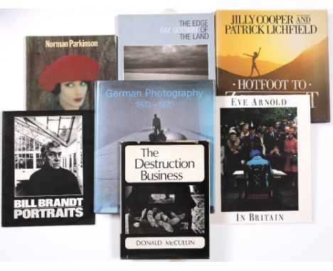 Books  Photography related, including The Destruction Business by Donald McMullin 1971 (first edition), The Edge of the Land 