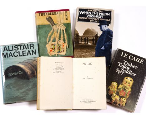 Books A Collection of Modern Fiction, to include Dr No by Ian Fleming 1958 (Book Club edition), Thunderball by Ian Fleming 19