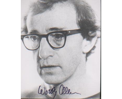 Woody Allen. 10x8 signed portrait of the legendary actor/director. Excellent 