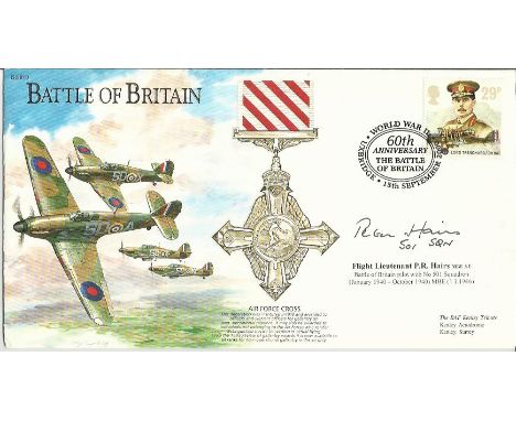 Flt Lt P R Harris signed Battle of Britain cover. Good condition