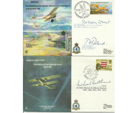 Bomber Command VIP signed covers. Half sized cover album with 32 special signed covers. We have detailed the better autograph