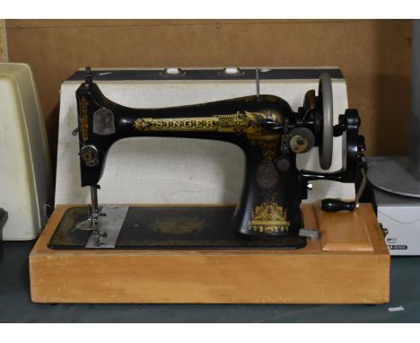 A Manual Singer Sewing Machine 