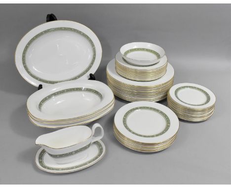 A Part Royal Doulton Rondelay Dinner Service to Comprise Eleven Large Plates, Sixteen Small Plates, Bowls, Sauce Boat and Sta
