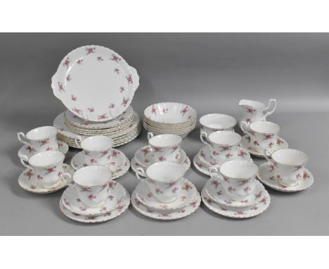A Richmond Rose Time Service to Comprise Large Dinner Plates, Small Plates, Side Plates, Saucers, Bowls, Cips, Sugar Bowl and
