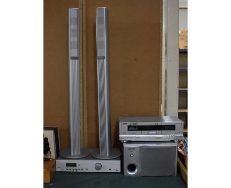 An Acoustic Solutions SP101 Amplifier and Speakers together with an Ion Tape to PC Unit and a Yamaha Monitor Speaker Model TR