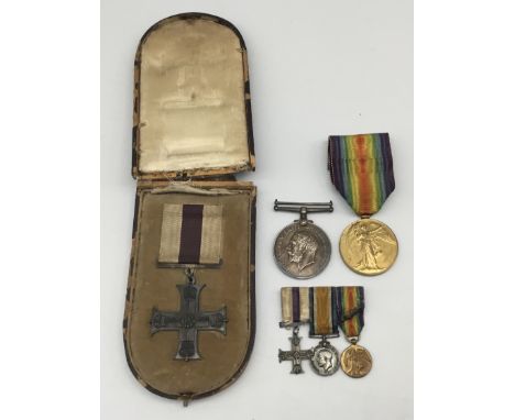 A WW1 Military Cross and Mentioned in Dispatches medal group, awarded to Lt Harold Bourne of the Royal Engineers, who was lat