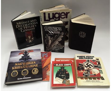A selection of vintage reference books relating to the collection of German militaria items. To include: Die Ritterkreuzträge