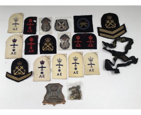 A good selection of bullion, embroidered and printed Royal Navy and Fleet Air Arm patches. All Queen Elizabeth II era and lik
